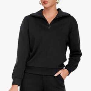 😎Like New Quarter Zip Top - Women's (M)